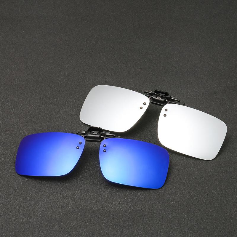 Polarized Clip On Sunglasses Flip Up Anti Glare UV400