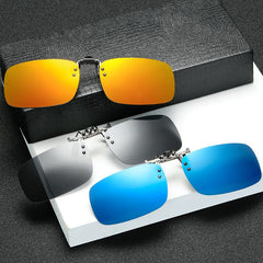 Polarized Clip On Sunglasses Flip Up Anti Glare UV400