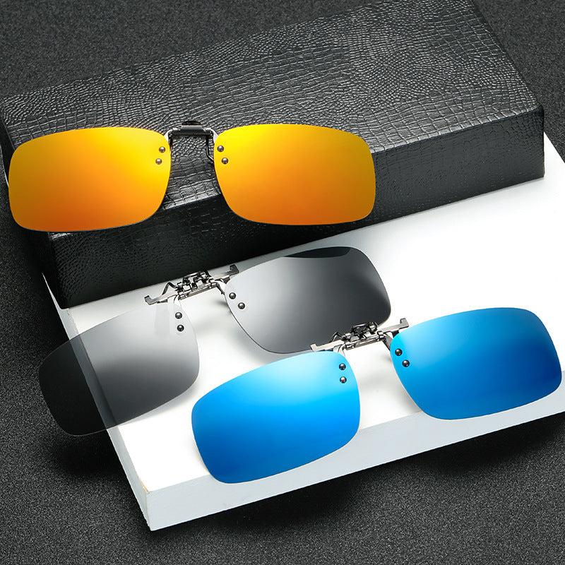 Polarized Clip On Sunglasses Flip Up Anti Glare UV400