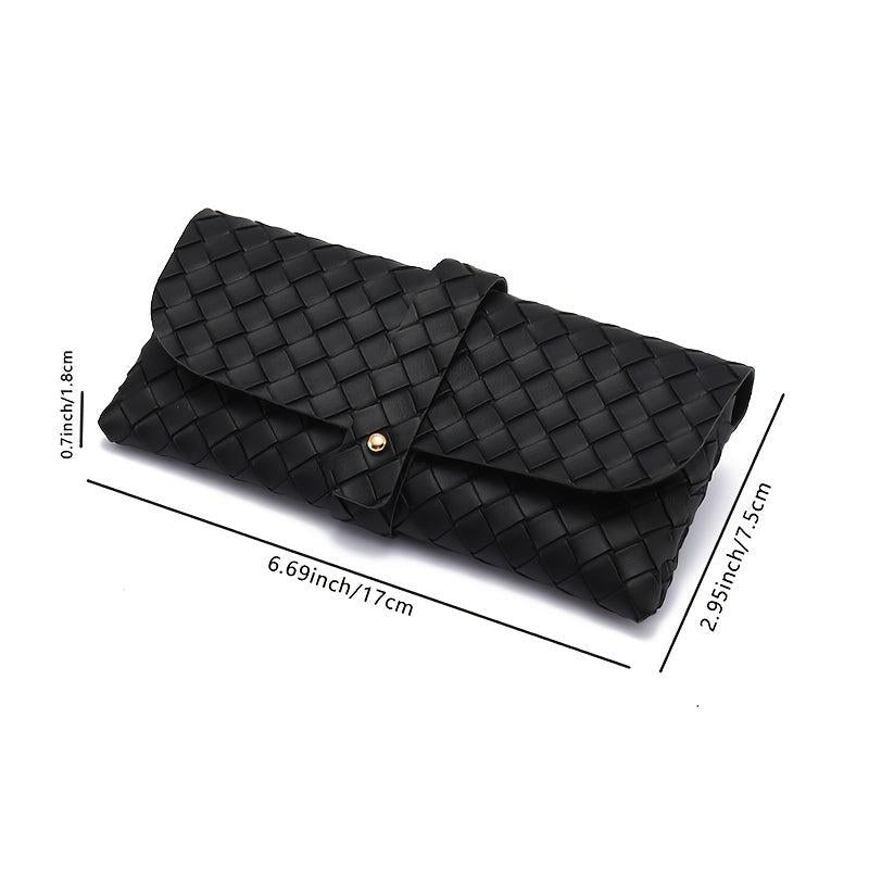 Soft Sunglasses Case with Belt Buckle Press On Eyewear Box