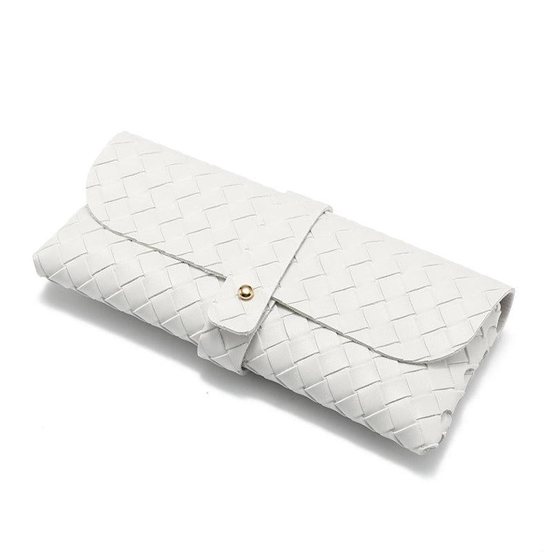 Soft Sunglasses Case with Belt Buckle Press On Eyewear Box