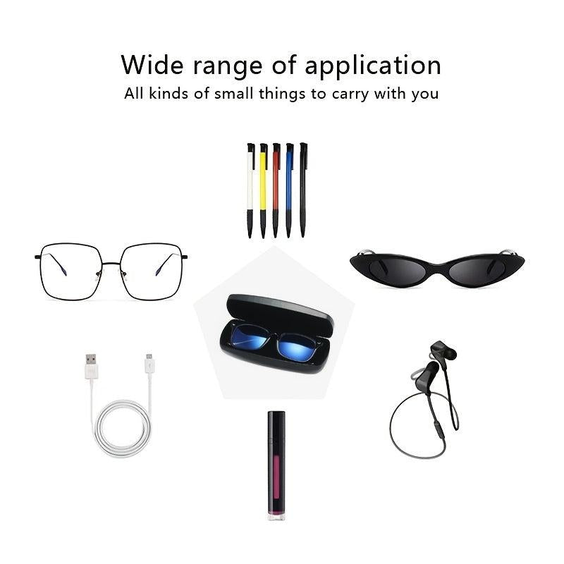 Soft Sunglasses Case with Belt Buckle Press On Eyewear Box