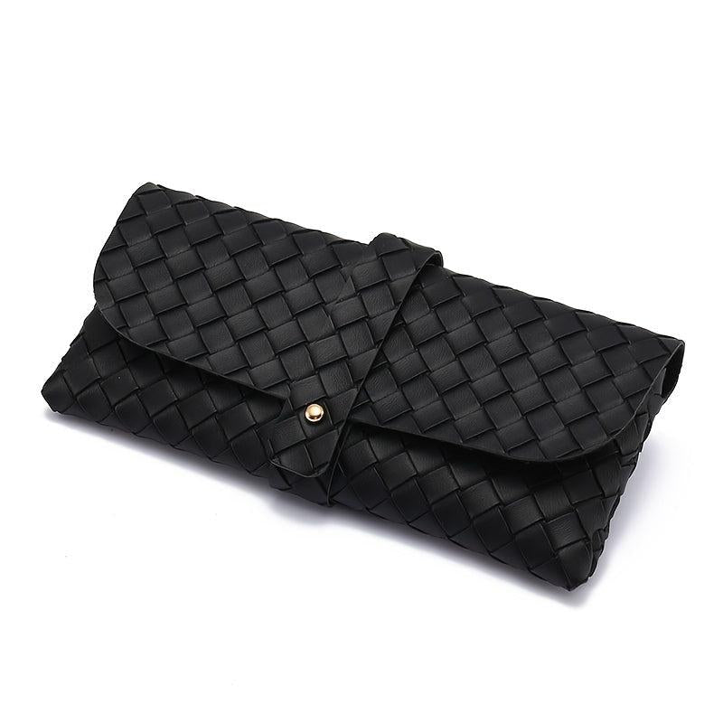 Soft Sunglasses Case with Belt Buckle Press On Eyewear Box