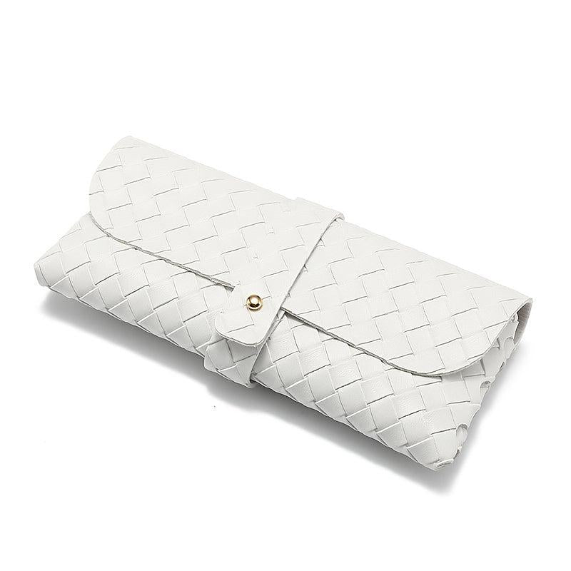 Soft Sunglasses Case with Belt Buckle Press On Eyewear Box