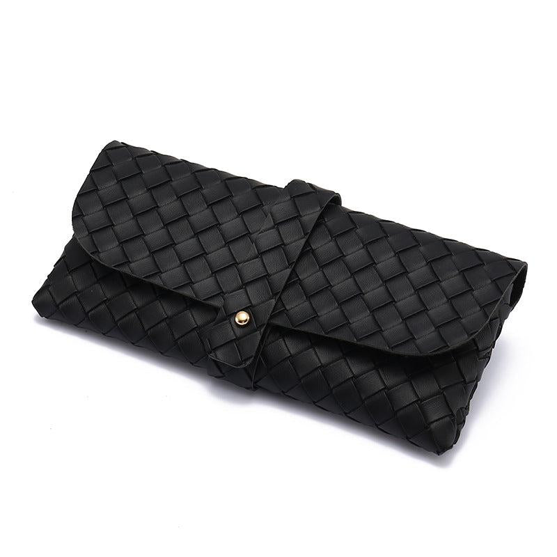 Soft Sunglasses Case with Belt Buckle Press On Eyewear Box