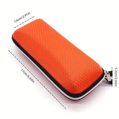 Zipper Eyeglasses Case Honeycomb Glasses Sunglasses Case Box Container