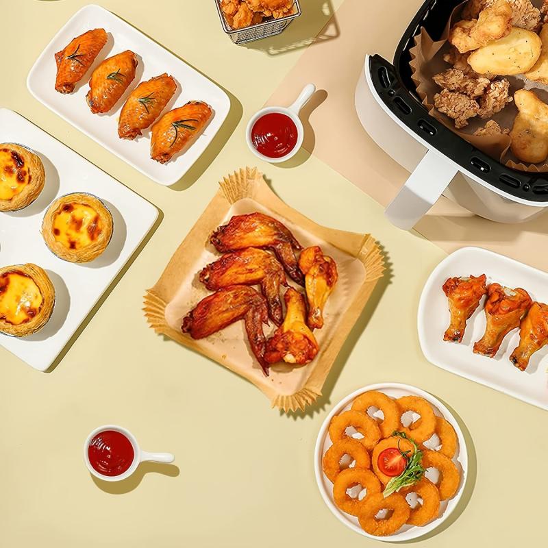 Non-Stick Air Fryer Baking Paper 100 pcs