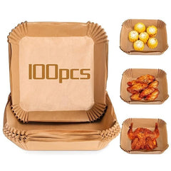Non-Stick Air Fryer Baking Paper 100 pcs