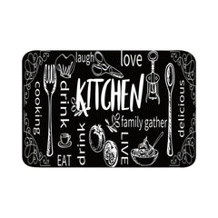 Vintage Kitchen Rugs Non Slip Stain Resistant Waterproof Long Strip Mat