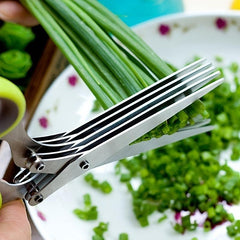 Sharp Stainless Steel Onion Scissors - 3 Layer 5 Layer Steel - Nori Chopped Food