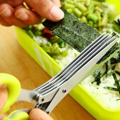 Sharp Stainless Steel Onion Scissors - 3 Layer 5 Layer Steel - Nori Chopped Food