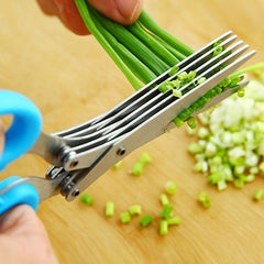 Sharp Stainless Steel Onion Scissors - 3 Layer 5 Layer Steel - Nori Chopped Food