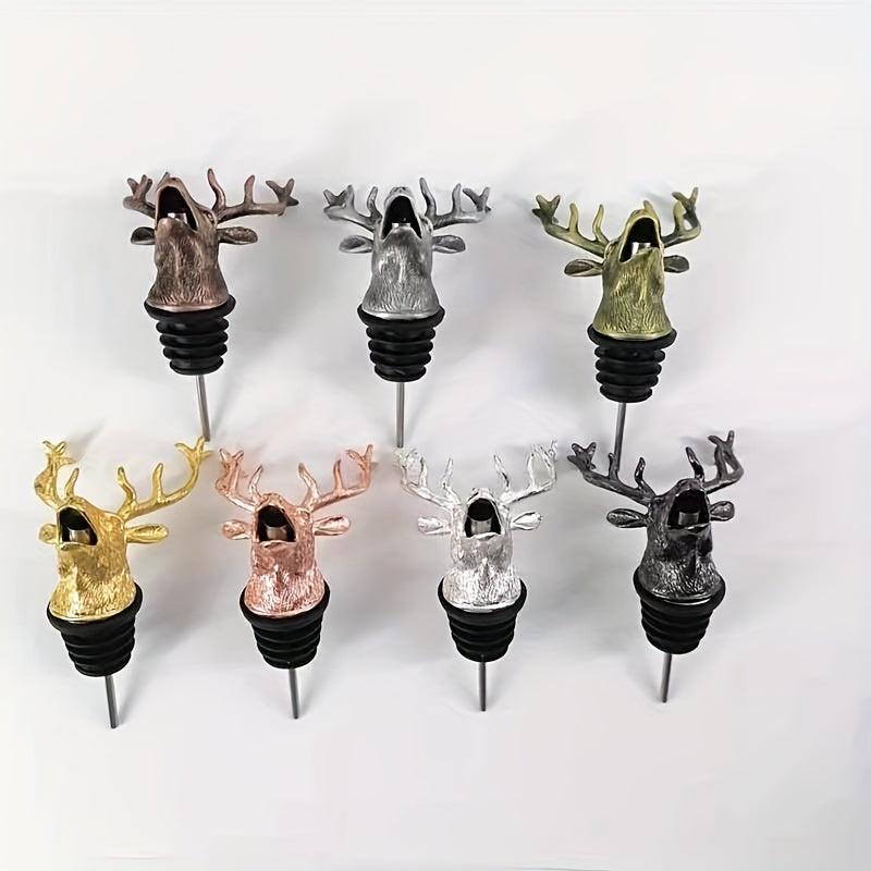Softwood Deer and Elk Wine Pourer for Events and Kitchen Use