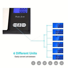 Accurate Digital Pocket Scale for Jewelry Food Kitchen