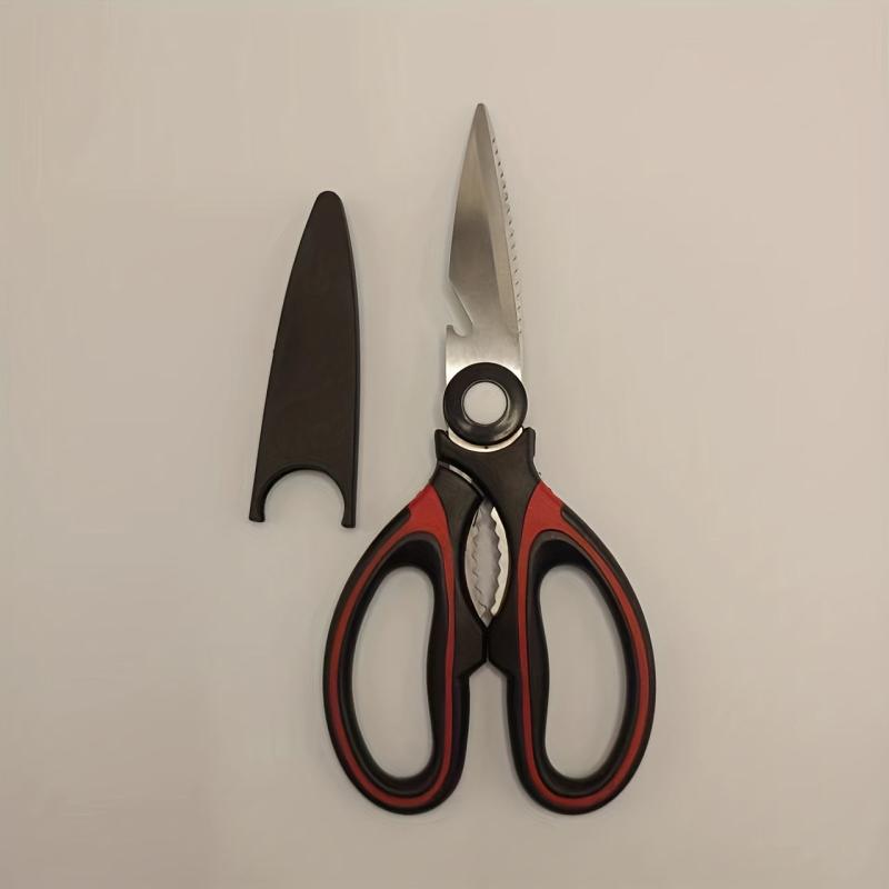 Stainless Steel Kitchen Scissors Multipurpose Shears With Cover