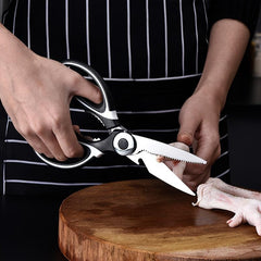Stainless Steel Kitchen Scissors Multipurpose Shears With Cover