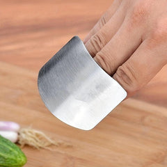 Stainless Steel Kitchen Finger Guard for Safe Cutting & Slicing
