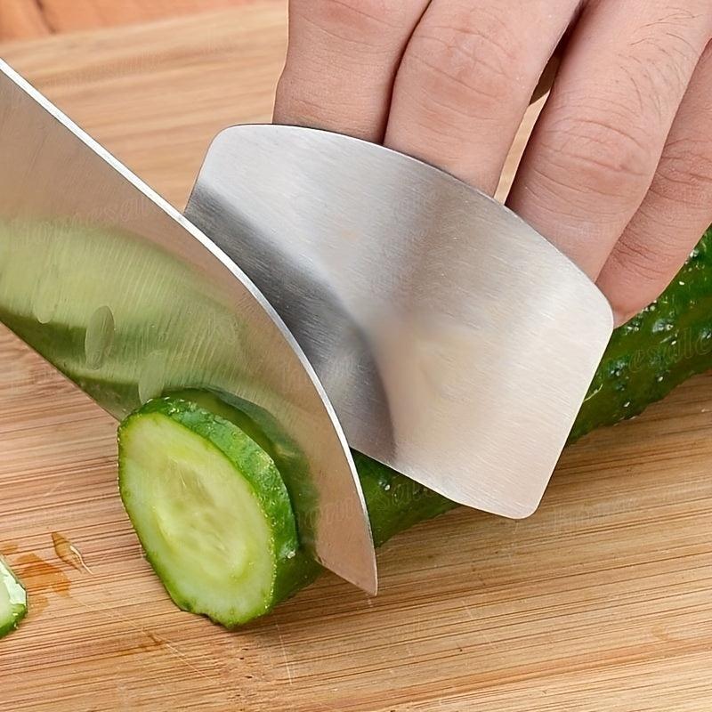 Stainless Steel Kitchen Finger Guard for Safe Cutting & Slicing