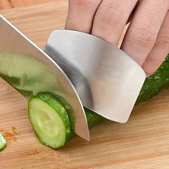 Stainless Steel Kitchen Finger Guard for Safe Cutting & Slicing