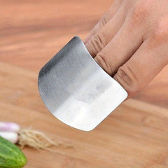 Stainless Steel Kitchen Finger Guard for Safe Cutting & Slicing