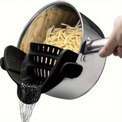 Adjustable Silicone Clip-On Strainer for Pots and Bowls
