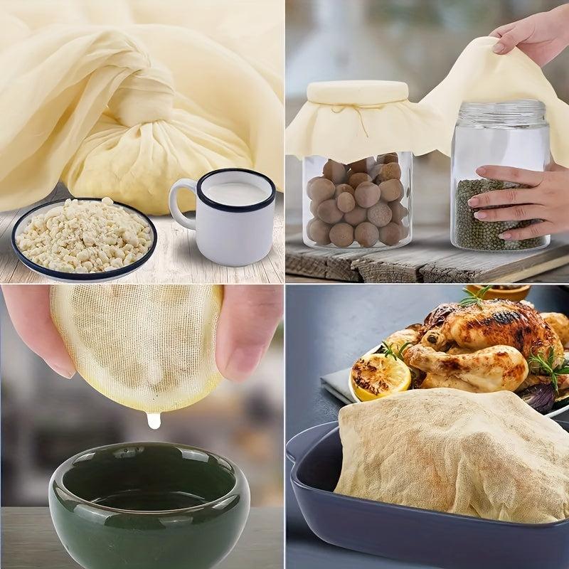 1pc Cheesecloth 90 Cheese Cloths Cheesecloth For Straining Unbleached Fabric