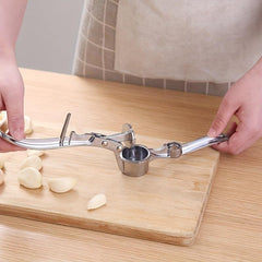 Stainless Steel Garlic Press Kitchen Tool