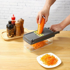 14pcs Vegetable Chopper Fruit Slicer Manual Food Grater Slicer