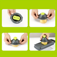 14pcs Vegetable Chopper Fruit Slicer Manual Food Grater Slicer