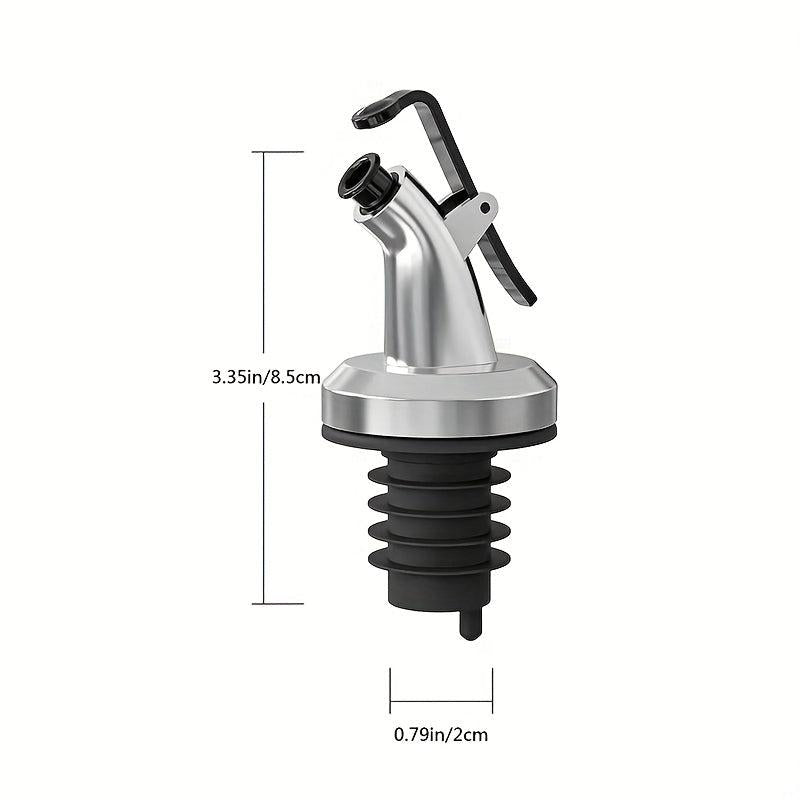 Leak Proof Bottle Spout Cap Dispenser Sprayer Lock Wine Pourer Sauce Nozzle