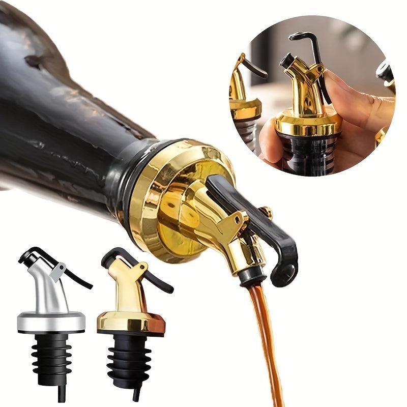 Leak Proof Bottle Spout Cap Dispenser Sprayer Lock Wine Pourer Sauce Nozzle