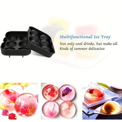 Large 6 Balls Ice Mold Silicone Ice Tray