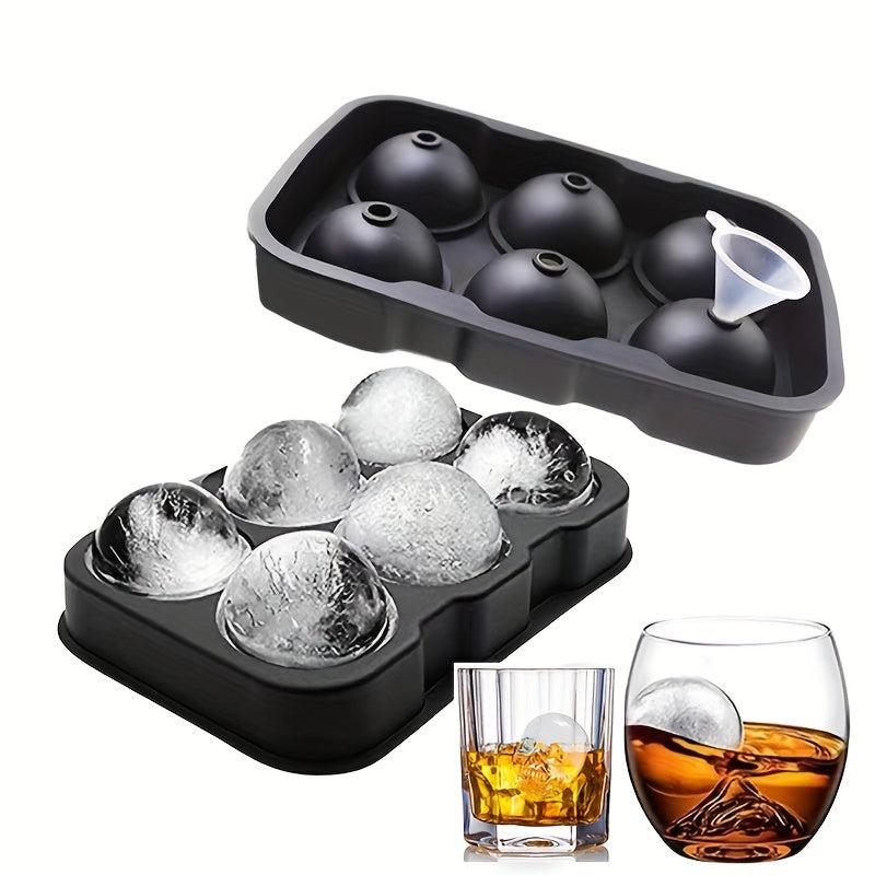 Large 6 Balls Ice Mold Silicone Ice Tray