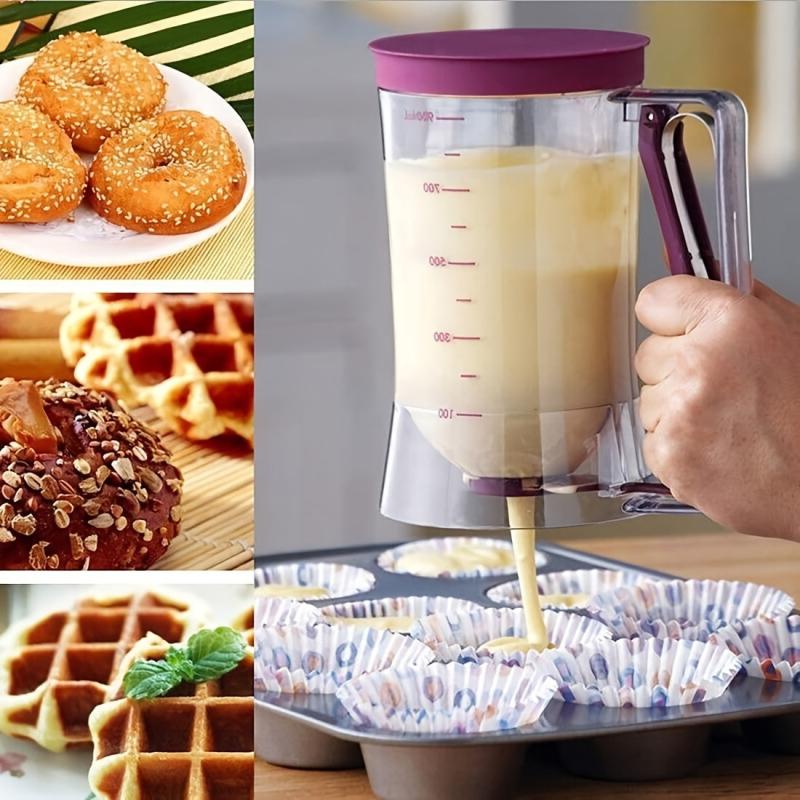 Collapsible Batter Dispenser Cupcakes Waffles Muffins Baking Tool