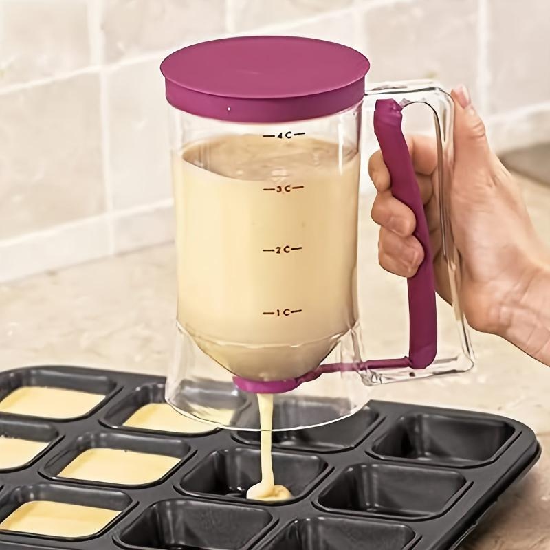 Collapsible Batter Dispenser Cupcakes Waffles Muffins Baking Tool