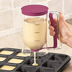 Collapsible Batter Dispenser Cupcakes Waffles Muffins Baking Tool