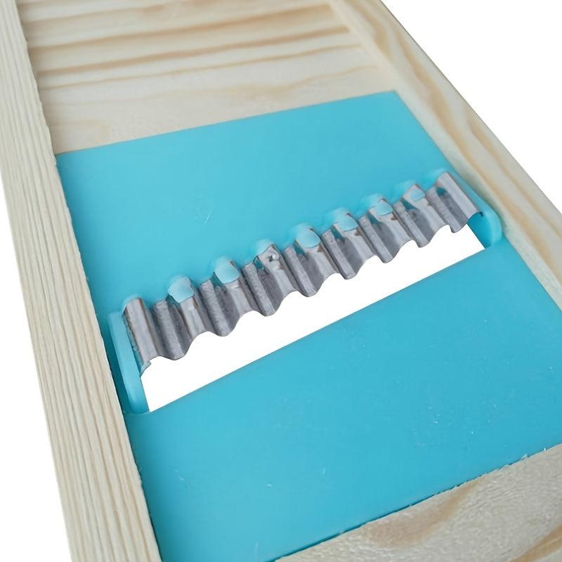Stainless Steel Vegetable and Fruit Slicing Tool for Salad and Potato Lattice