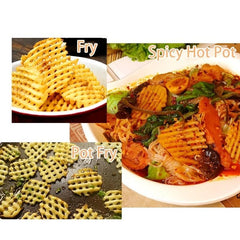 Stainless Steel Vegetable and Fruit Slicing Tool for Salad and Potato Lattice