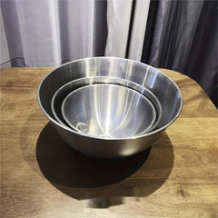 3pcs Stainless Steel Mixing Bowls Salad Kitchen Gadgets