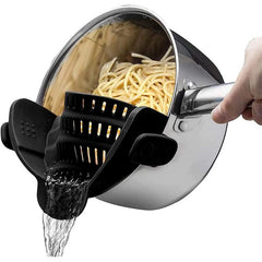 Stainless Steel Colander with Handle for Washing Veggies Noodles Pasta