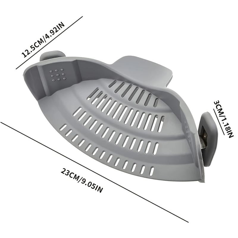 Stainless Steel Colander with Handle for Washing Veggies Noodles Pasta
