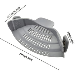 Stainless Steel Colander with Handle for Washing Veggies Noodles Pasta