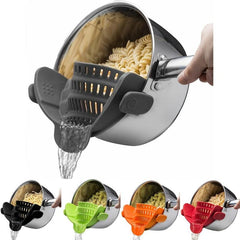Stainless Steel Colander with Handle for Washing Veggies Noodles Pasta