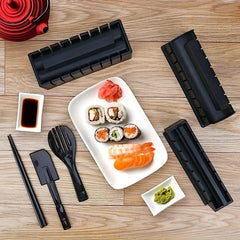 10pcs DIY Sushi Maker Set with Roller, Mold, Spreader