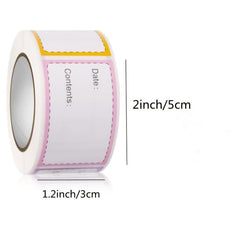 250pcs Kitchen Food Date Sticker Label