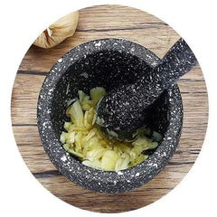 Manual Garlic Crusher and Pepper Grinder Set for Kitchen