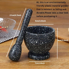 Manual Garlic Crusher and Pepper Grinder Set for Kitchen