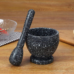 Manual Garlic Crusher and Pepper Grinder Set for Kitchen