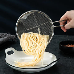 Stainless Steel Snack Basket with Mesh Strainer for Frying
