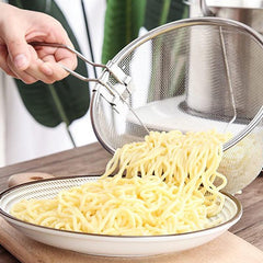 Stainless Steel Snack Basket with Mesh Strainer for Frying